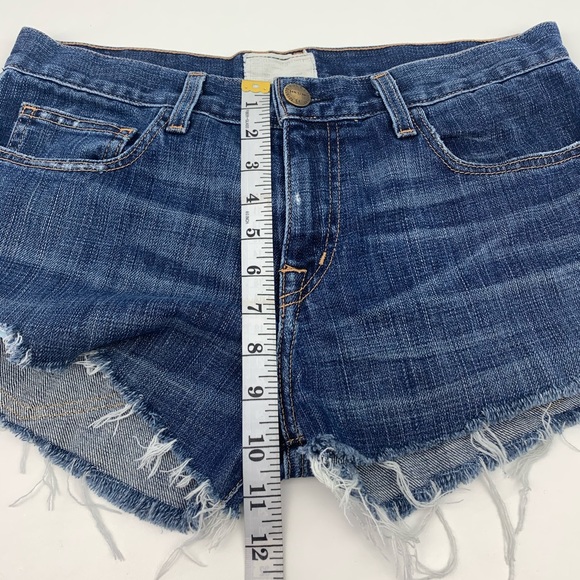Current Ellito High Rise Shorts Denim Cut off  26 - Picture 8 of 9